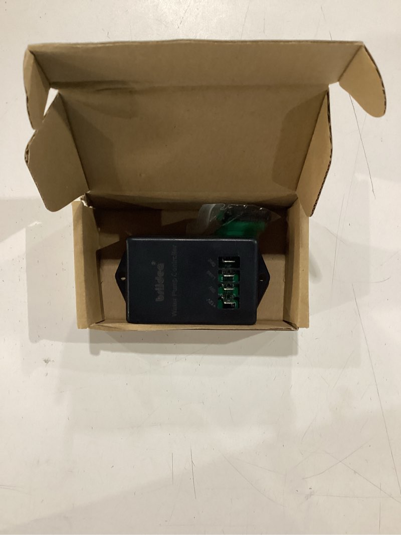Condition photo showing Good Condition for water pump controller, briidea rv water pump switch 12vdc, 10a for water pump, lighting, fans in rv, boat