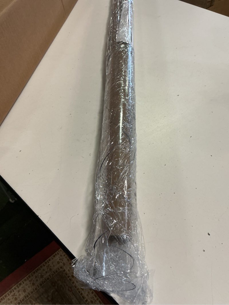 Condition photo showing As Is for LovePads 1.5mm Thick Round Clear Table Cover Protector 45 Inch Clear Round Table Protector for Dining Room Table, Round Plastic Table Cover, Plastic Cover for Round Table, PVC Round Table Pads 45" x 45" Clear 1.5mm