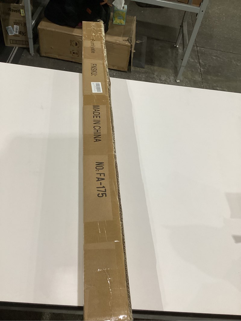 Condition photo showing New/Like New for Window Curtain Rods 36 to 72 Inches, 1 Inch Heavy Duty Modern Decorative Telescoping Drapery Rod with Solid Aluminium Alloy Brackets and Square Finials, Length Adjustable, Antique Bronze Antique Bronze 36"-72"