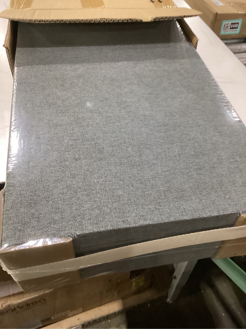 Condition photo showing New/Like New for Olanglab Fiberglass Acoustic Wall Panels 4 Pack, 11.8'' x 23.6'' Sound Panels, Fabric Wrapped Sound Proof Panels for Walls (Dark Grey) 12x24 4Pack Dark Gray