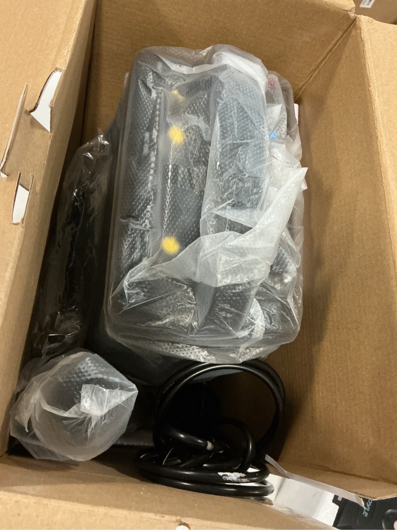 Condition photo showing New/Like New for Pyle Portable PA Speaker & Microphone System - FM Stereo Radio, Built-in Rechargeable Battery, Aux & Microphone Inputs, Includes Beltpack, Hand-held Headset & Lavalier Mics - Black