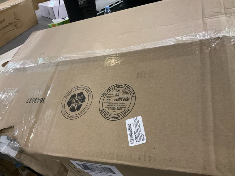 Condition photo showing New/Like New for Serta Won't Go Flat Standard/Queen Size Set of 2 Down Alternative Bed Pillows, Extra Life Foam Core with Medium Support, Perfect for Back, Stomach or Side Sleepers, White Original Queen