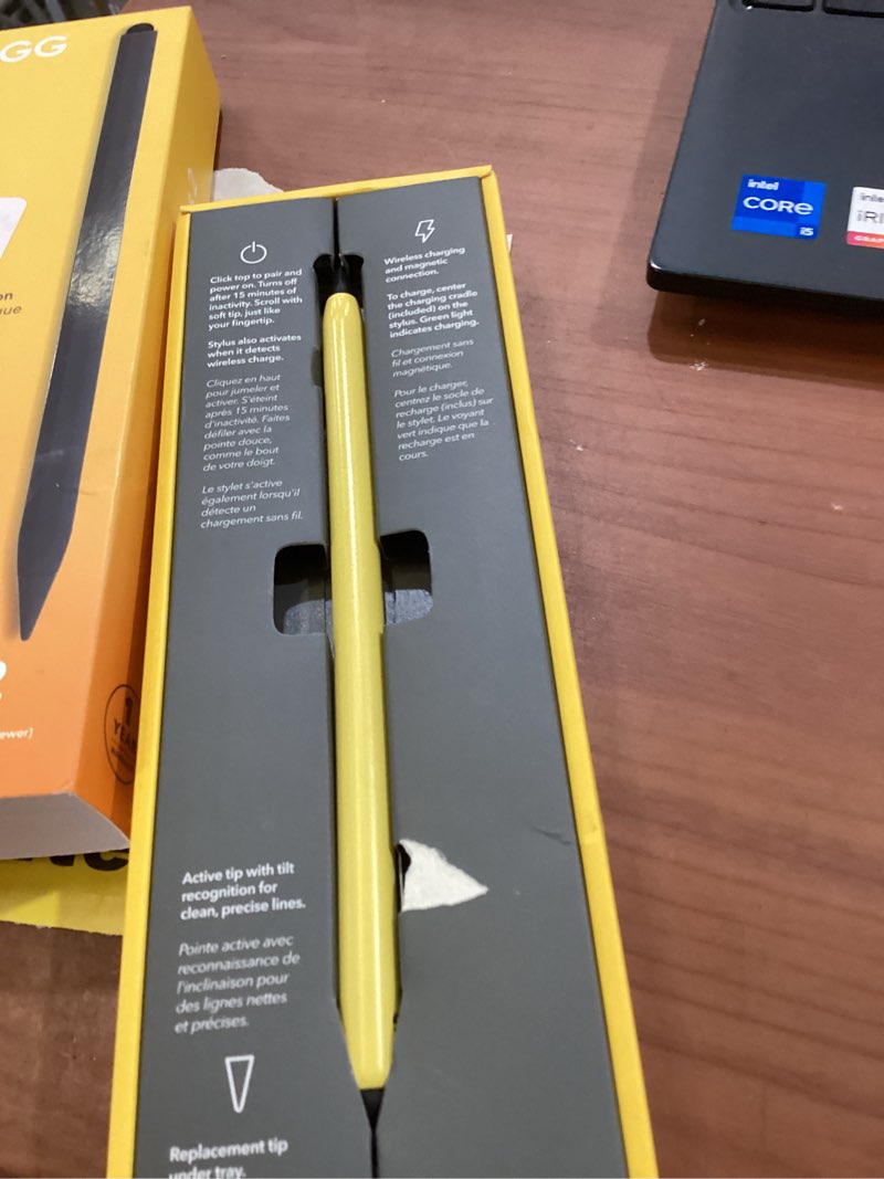 Condition photo showing Good Condition for zagg pro stylus 2 - active dual-tip with capacitive back-end, wireless charging, palm rejection, tilt recognition -compatible w/ipad pro 11/12.9 (3,4, & 5 gen)/air 10.9/ipad 10.2/9.7/mini 5 & 6 - gray