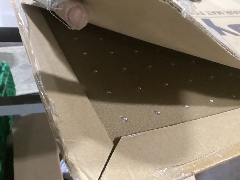 Condition photo showing Good Condition for kuyal office chair mat for carpet, 32x49 clear heavy duty computer chair mat, under desk protector carpeted floors mat, easy chair movement,ship flat 1 32" x 49"