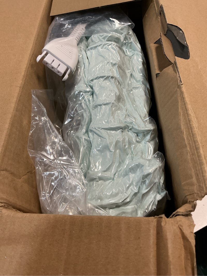 Condition photo showing New/Like New for Electric Heated Blanket King Size 90"x100" - Dual-Sided with Microplush & Sherpa Fabric, 4 Heat Settings & 10 Hours Auto Off, Dual Controller, Machine Washable - Light Green 04-onsen Green King(90"x100")