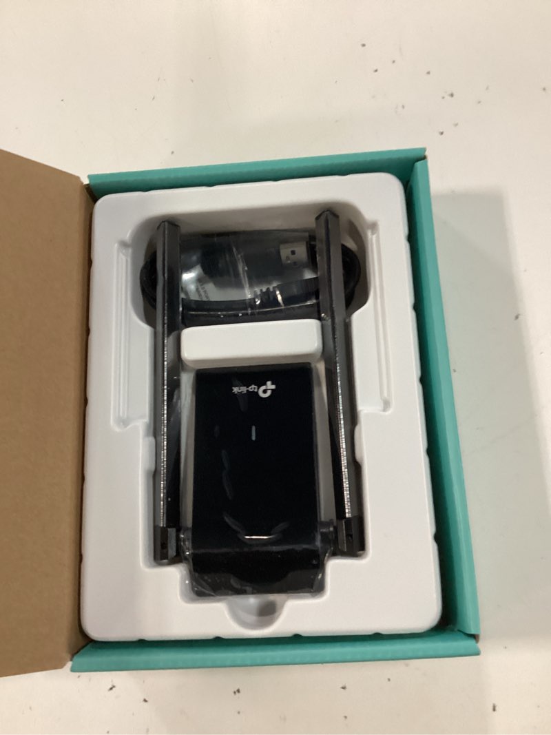 Condition photo showing New/Like New for tp-link wifi 6 usb adapter for desktop pc - (archer tx20u plus) ax1800 wireless network adapter with 2.4ghz, 5ghz, high gain dual band 5dbi antenna, wpa3, supports windows 11/10 ax1800 wifi 6, dual band