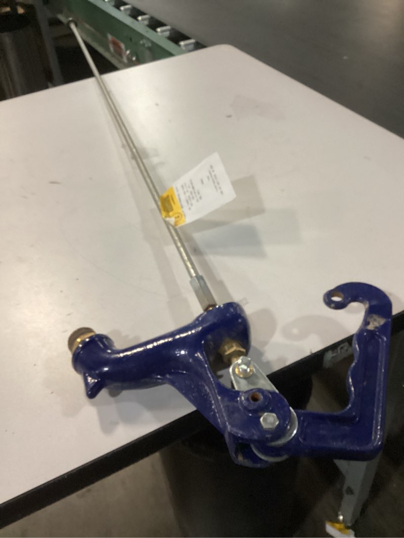 Condition photo showing As Is for VEVOR Frost Proof Yard Hydrant, 3.25FT Freeze-Proof Outdoor Faucet with 12" Bury Dept, 3/4" NPT Pipe Connection & 3/4" NH Hose Coupling, Heavy-Duty Cast Iron Hydrant for Yard, Garden, Farm Irrigation