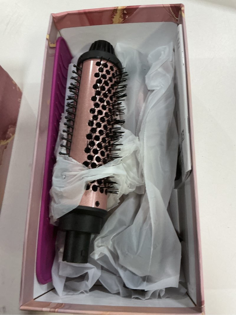 Condition photo showing Good Condition for LANDOT 5-in-1 Curling Iron Wand & Thermal Brush Set: Create a Salon Blowout, Bouncy Curls, Waves & Tight Spirals with Interchangeable Barrels (9-32mm) & 38mm Heated Round Brush for All Hair Types