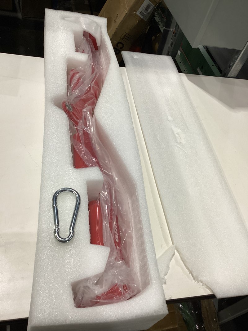 Condition photo showing New/Like New for LAT Pull Down Bar with 6 Ergonomic Handles, Neutral Grip LAT Pulldown Attachments for Whole Back Training, Wide Grip LAT Pulldown Bars for Home Gym Cable Red