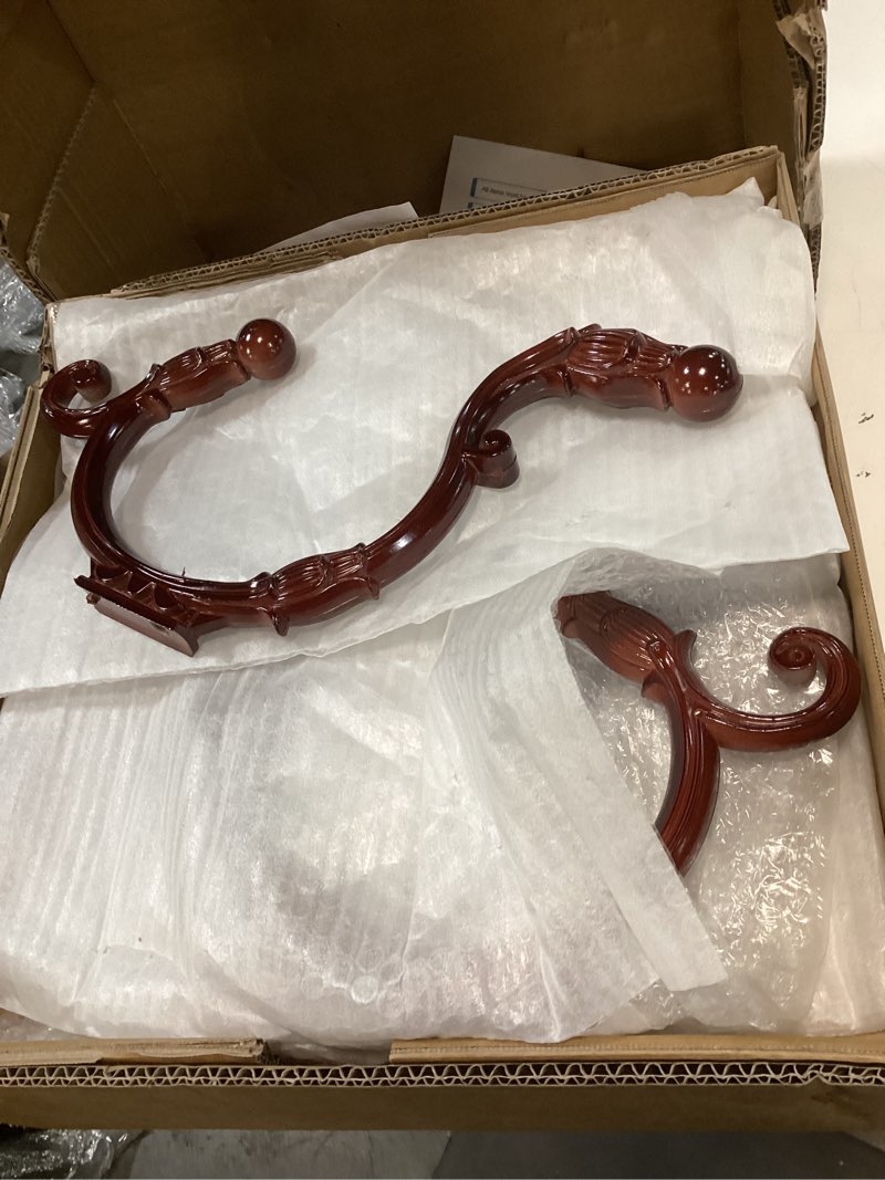 Condition photo showing Good Condition for Coat Rack Freestanding, Wooden Coat Rack Stand with Sturdy Round Base, Vintage Coat Racks with 18 Hooks, Coat Hanger Stand for Entryway, Hallway,Bedroom (Reddish brown)