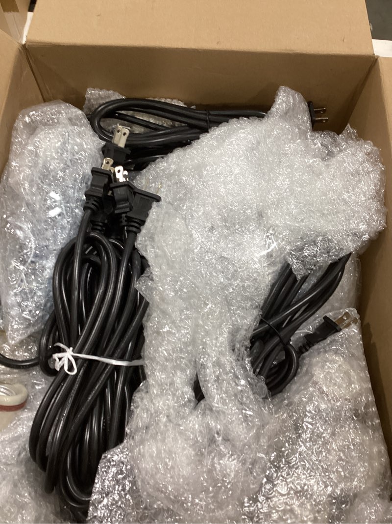 Condition photo showing New/Like New for Macarrie 12 Pack 10.5 Inch Clamp Lamp Light with Aluminum Reflector, 6ft SPT-2 18awg Cord and Adjustable Stand Fixture E26 Socket, up to 150 Watt, with Bulb Guard 10.5 Inch Bulb Guard 12