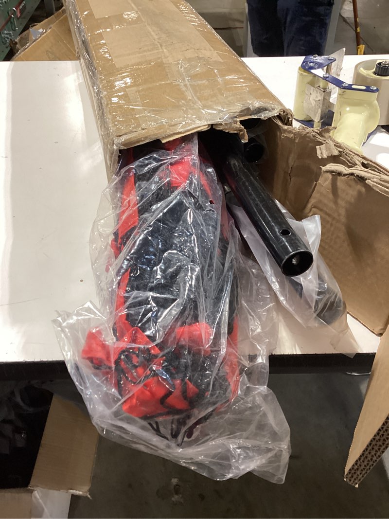 Condition photo showing Good Condition for 12x9ft / 16x10ft barricade backstop net, ball sports barrier, practice net for baseball, softball, lacrosse, soccer, basketball and more 12x9 ft - red