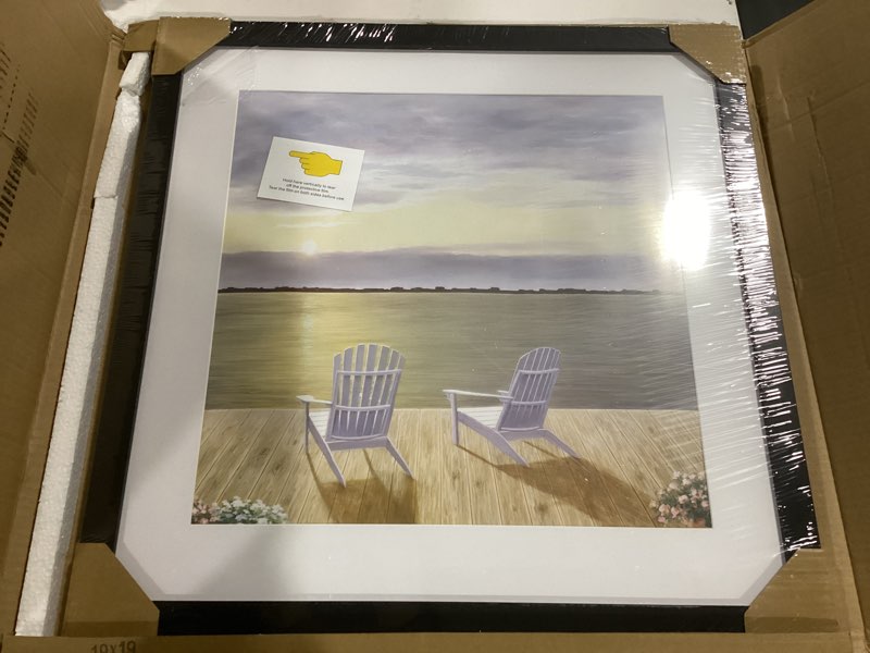 Condition photo showing New/Like New for vnvnk 19x19 frame natural wood color, perfect for 19x19 inch picture without mat or 15x15 inch picture with mat, home wall decor picture frame-1 pcs 19x19 natural