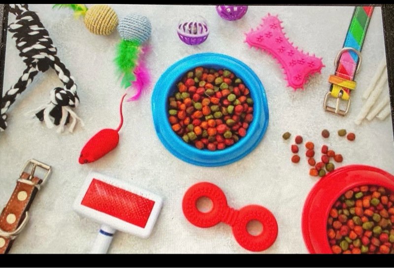 Assortment of small pet items, Miscellaneus small, variety of items multiples pieces 5 pieces total 