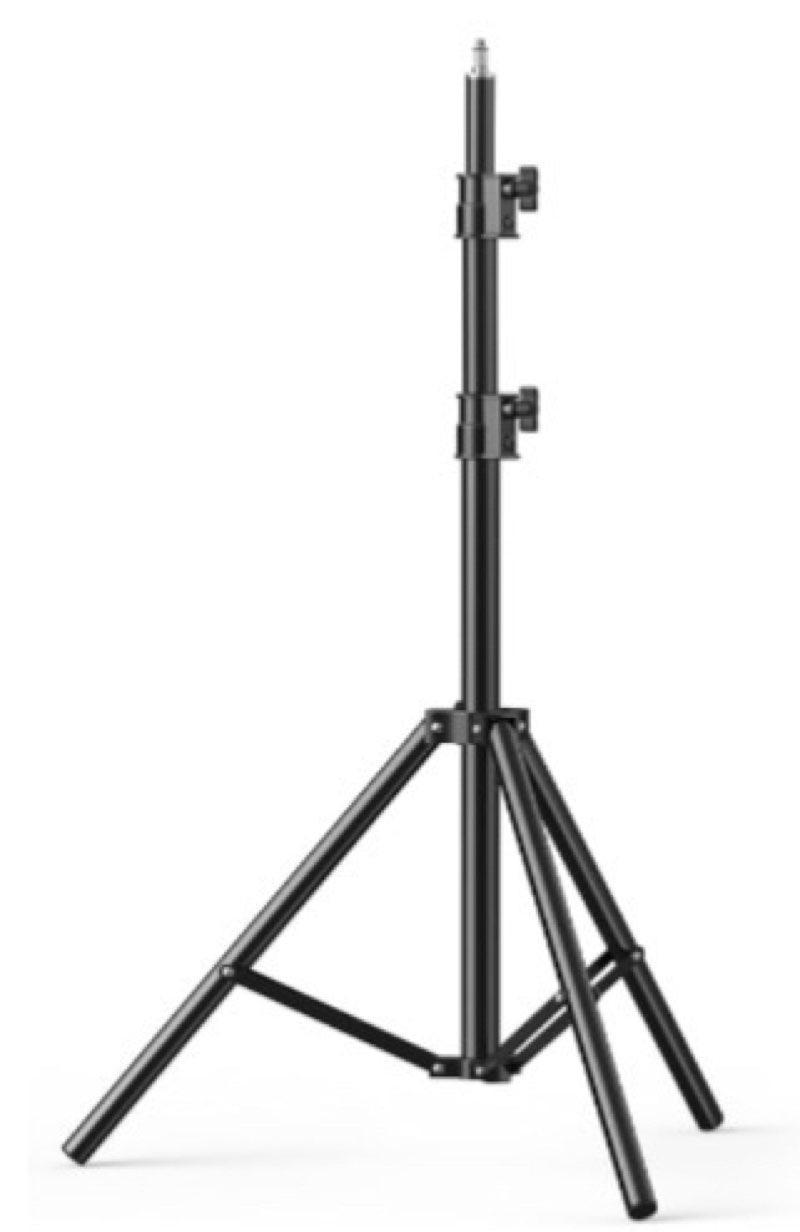 GVM Photography Light Stand 95"/240cm, Air-Cushion Aluminum Photo Video Tripod Stand with 1/4" Screw