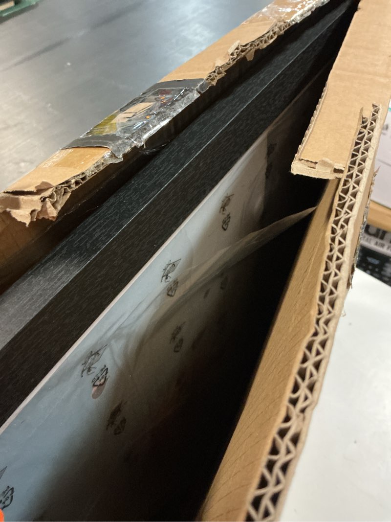Condition photo showing Good Condition for 7x11 picture frame black for wall mounting or tabletop, wood 7 x 11 frame photo frame for wall hanging horizontally or vertically, black, 1 pack 1 7x11