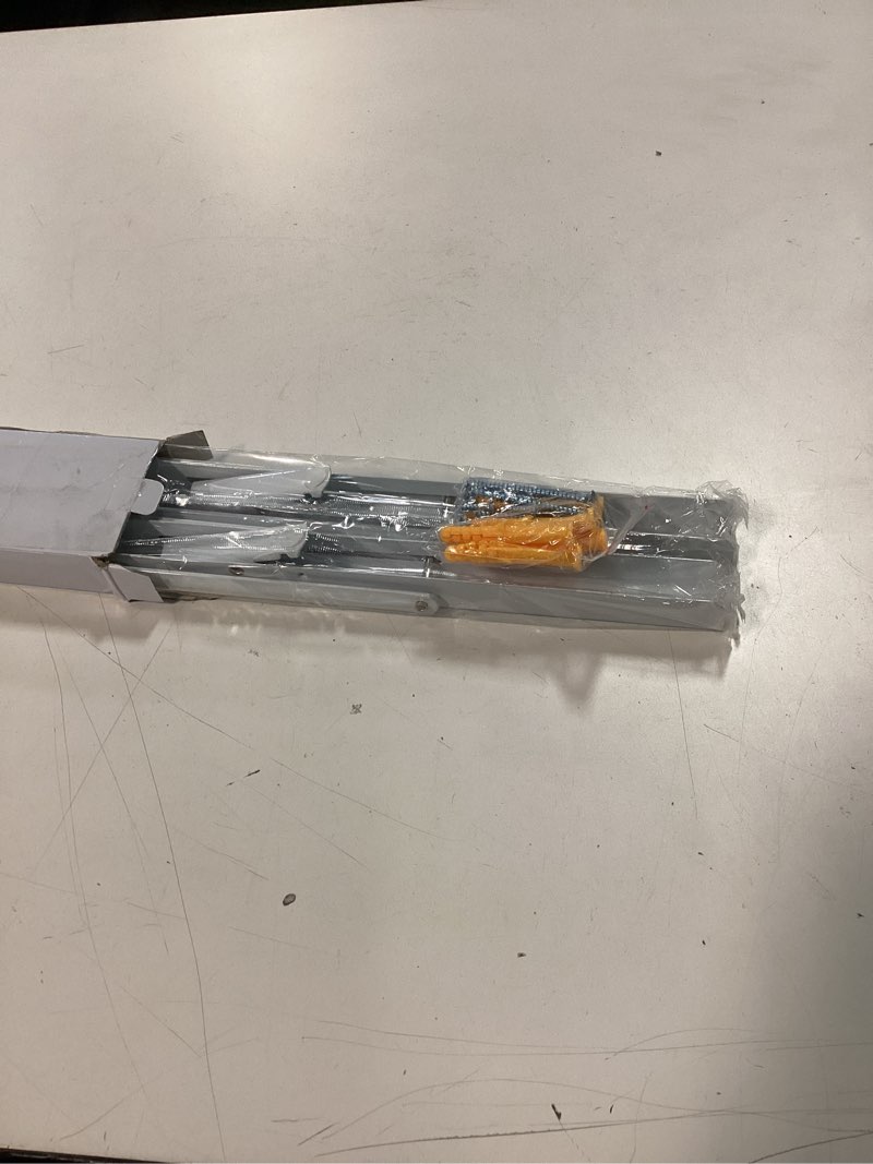 Condition photo showing New/Like New for Folding Shelf Bracket 20 inch,Folding Brackets Heavy Duty Max.Load 410lb,DIY Space Saving Wall Mounted Folding Table,Pack of 2