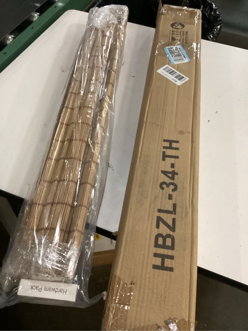 Condition photo showing Good Condition for (similar)bamboo blinds for interior windows, easy to install bamboo shades for indoor windows, custom roller shades for indoor window and outdoor patio, 23\\\" w x 48\\\" h bamboo carbonized broad 23\\\"w x 48\\\"h