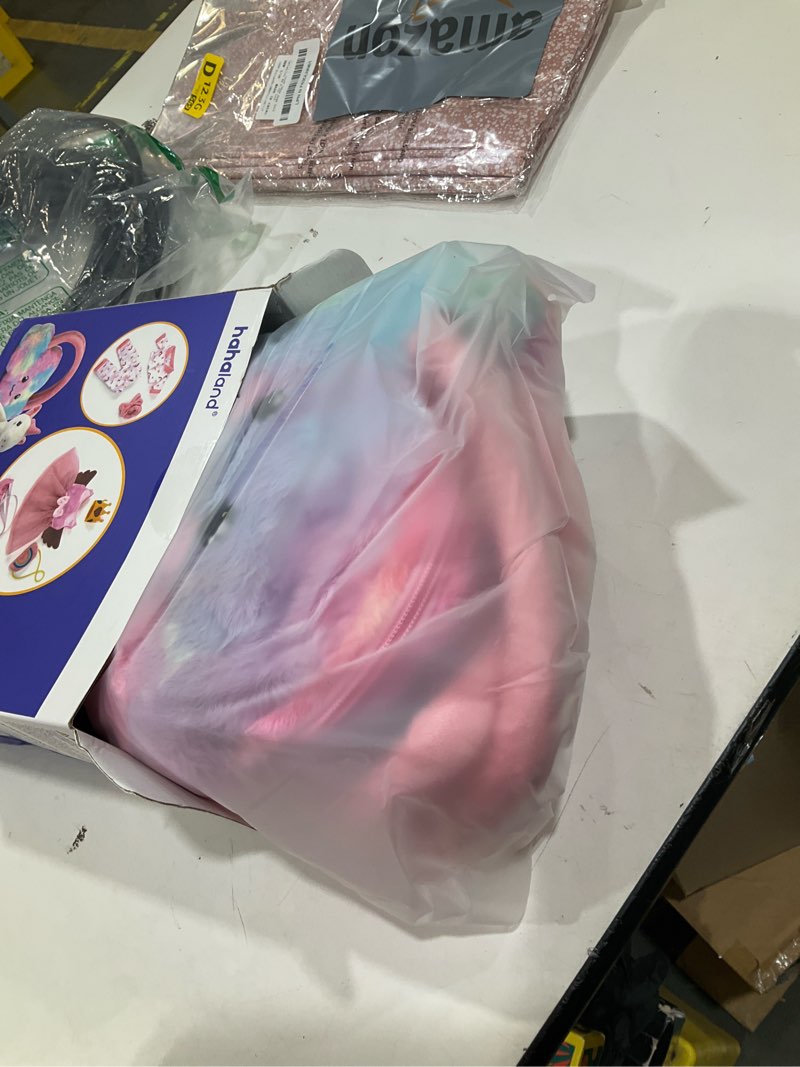 Condition photo showing Good Condition for unicorns toys for girls age 4-6 ballerina doll stuffed animal girl toys age 4-5 ballet dress up doll with plush bag 4 year old girl birthday gifts 5 year old kids airplane travel dance recital gift ballerina unicorns