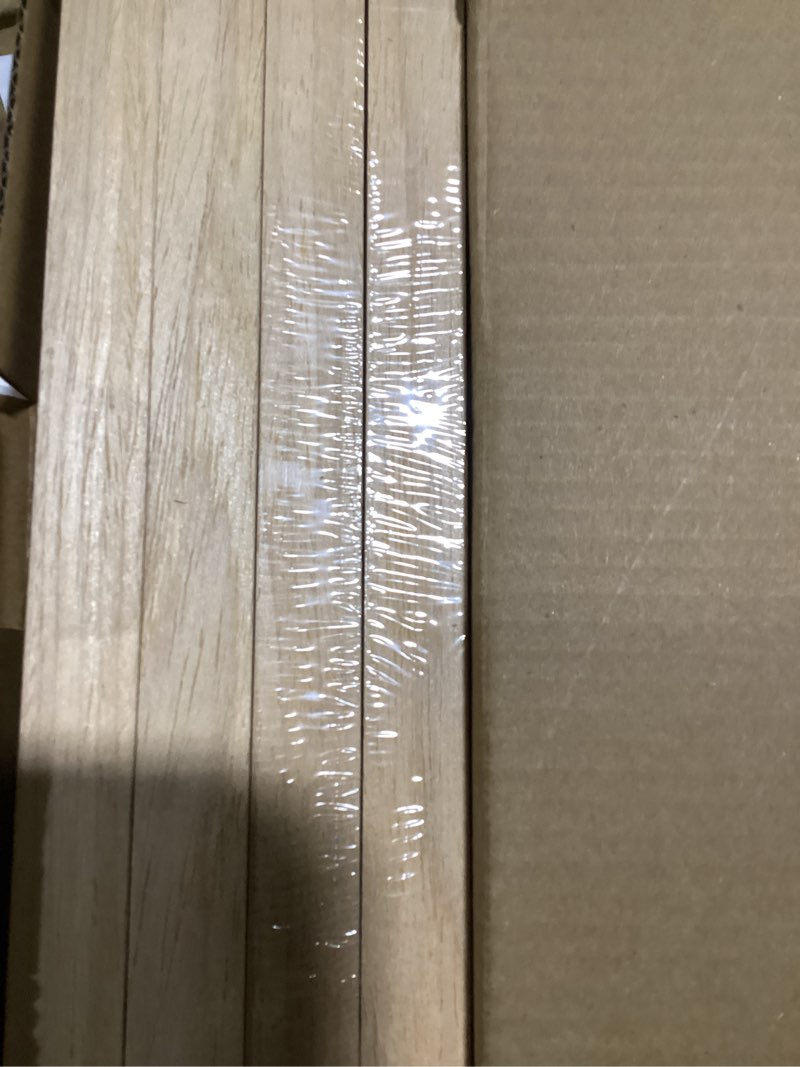 Condition photo showing Good Condition for kinlink 6x8 picture frame natural, solid wood frames with acrylic plexiglass for pictures 4x6 with mat or 6x8 without mat, tabletop and wall display photo frame, set of 4 natural 6x8