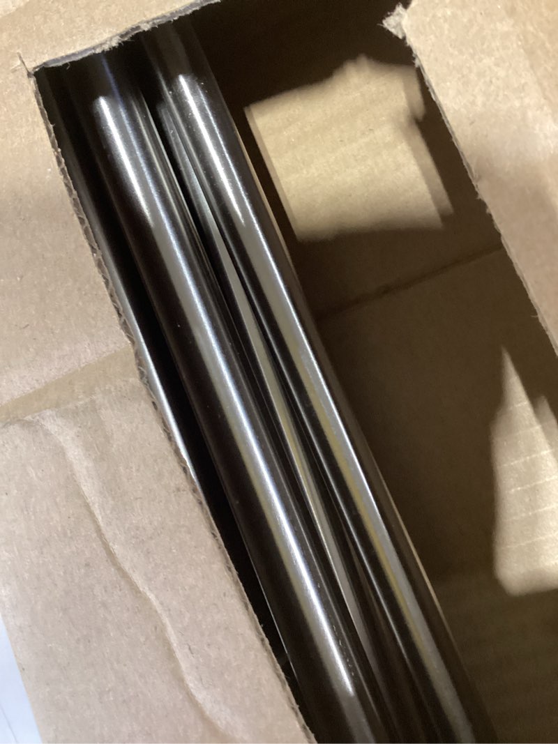 Condition photo showing Good Condition for Umbra Twilight Double Curtain Rod Set – Wrap Around Design Ideal for Blackout or Room Darkening Panels, 88 to 144 Inches, Nickel Nickel 88" to 144"