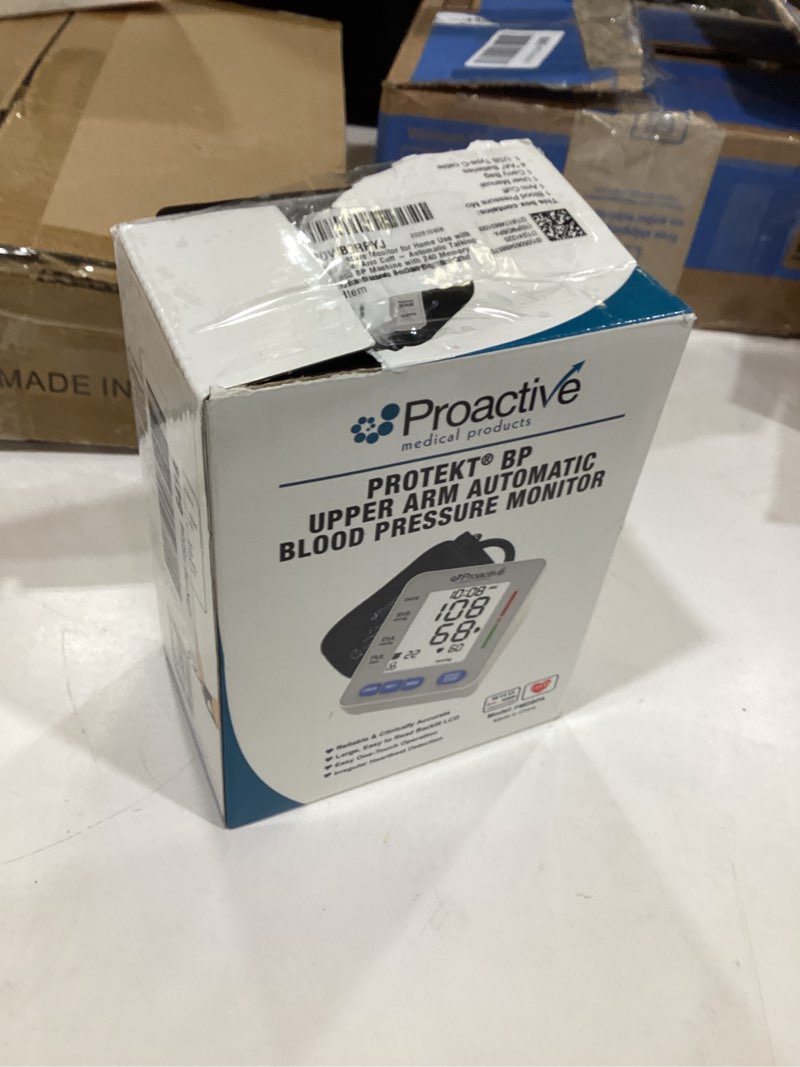 Condition photo showing New/Like New for Blood Pressure Monitor for Home Use with Large Upper Arm Cuff - Automatic Talking Pulse and BP Machine with 240 Memory Recalls for 3 Users - Carrying Bag and Batteries Included, Backlit Digital LCD