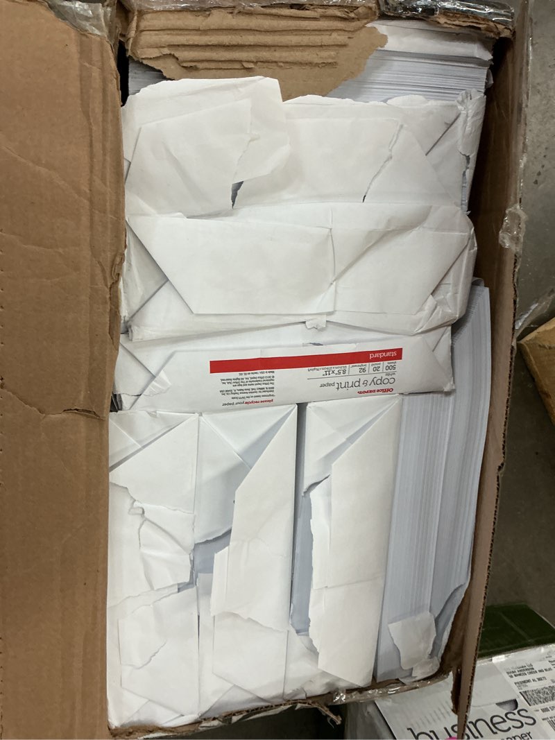 Condition photo showing Good Condition for office depot color copy paper, 8 1/2in. x 11in., 28 lb, ream of 500 sheets, case of 8 reams, 727641