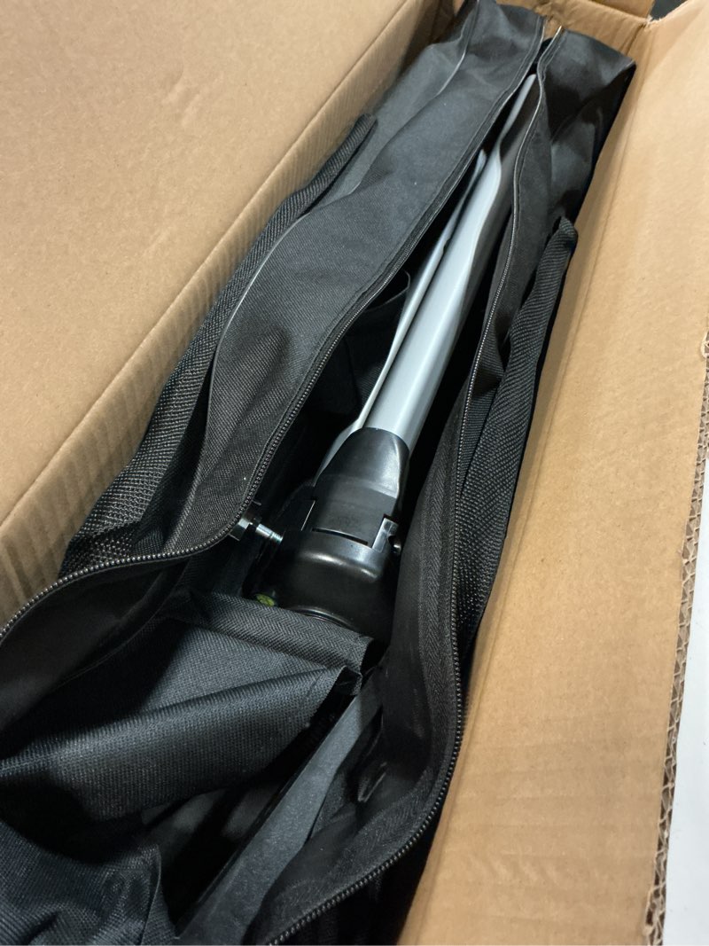 Condition photo showing Good Condition for huepar 12 ft./3.7m professional laser level pole with tripod and 1/4-inch by 20-inch laser mount for rotary and line lasers, adjustable telescoping laser pole with 5/8"-11 threaded adapter-lp36a