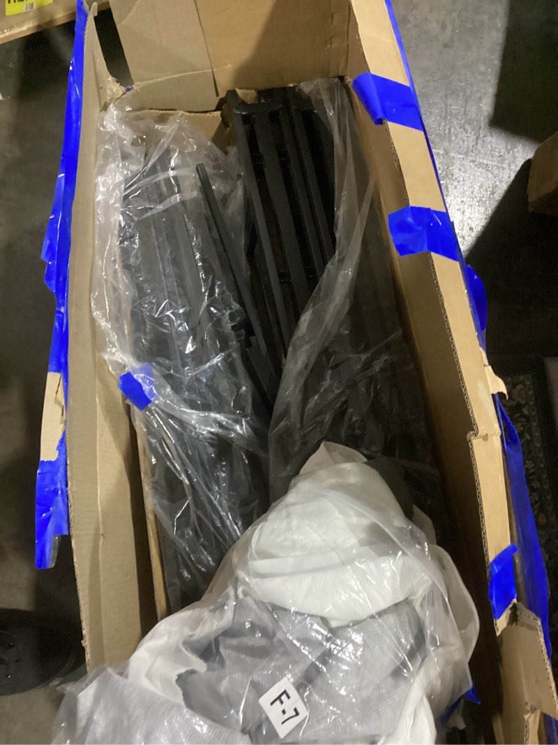 Condition photo showing Good Condition for Hafenpo 18 Inch Full Bed Frame - Sturdy Metal Platform Full Size, No Box Spring Needed, Heavy Duty, Easy Assembly, Strong Bearing Capacity, Under Bed Storage, Black Full 18 Inch