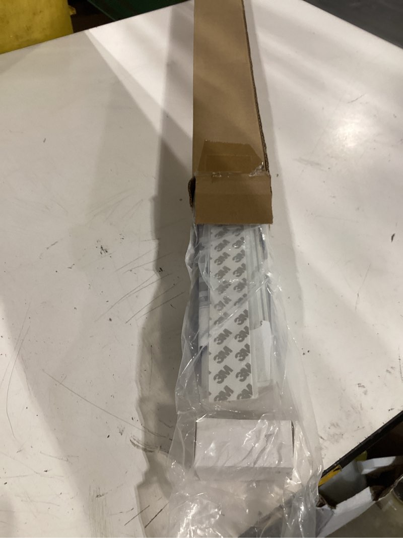 Condition photo showing Good Condition for lazblinds no drill zebra blinds for french door, cordless blinds for door with 28" covering width, small gap design light filtering sheer shades for indoor windows, 28 5/8" w x 72" l, white, 1 panel light filtering - white 28"w x 72"h