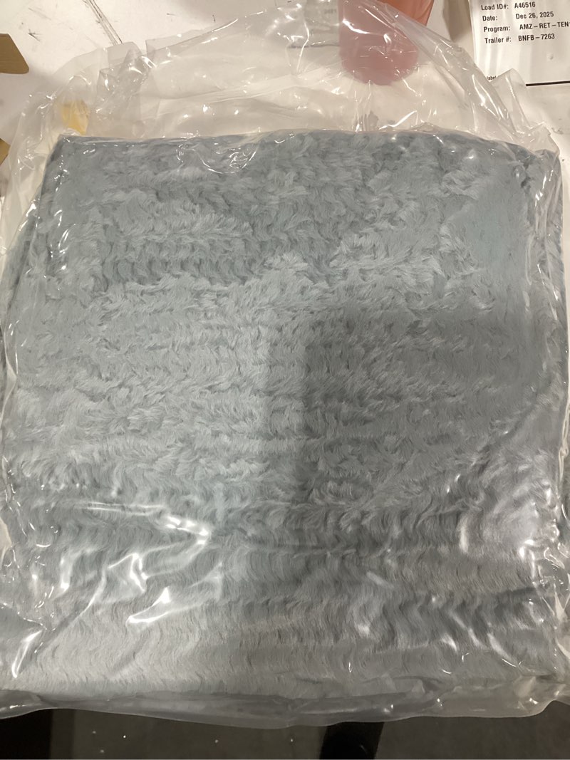 Condition photo showing New/Like New for similar product Bedsure GentleSoft Sherpa Fleece Throw Blanket Twin Size for Couch - Thick and Warm Throw for Women and Men, Soft Fuzzy Plush Blanke for Winter, Grey, 60x80 Inches 01 - Grey Twin (60\" x 80\")