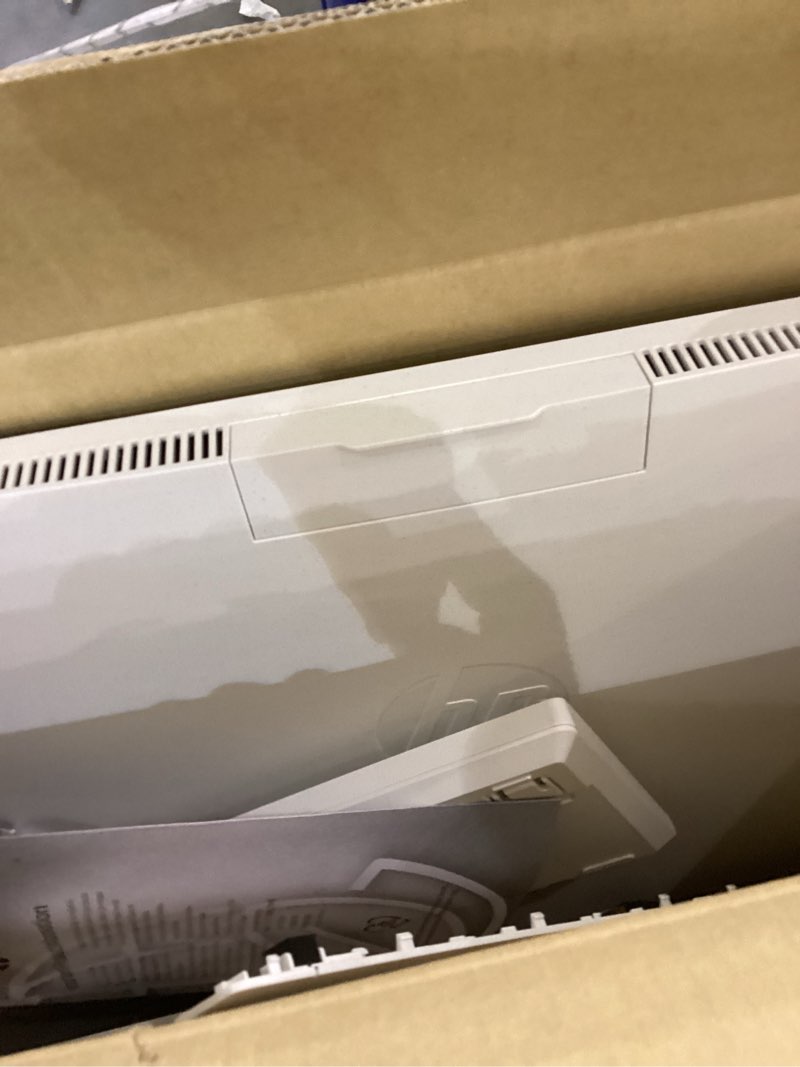 Condition photo showing As Is for HP 27 inch All-in-One Desktop PC, FHD Display, AMD Ryzen 7 7730U, 32 GB RAM, 1 TB SSD, AMD Radeon Graphics, Windows 11 Home, 27-cr0012 (2024) 24.11 in (W) x 7.33 in