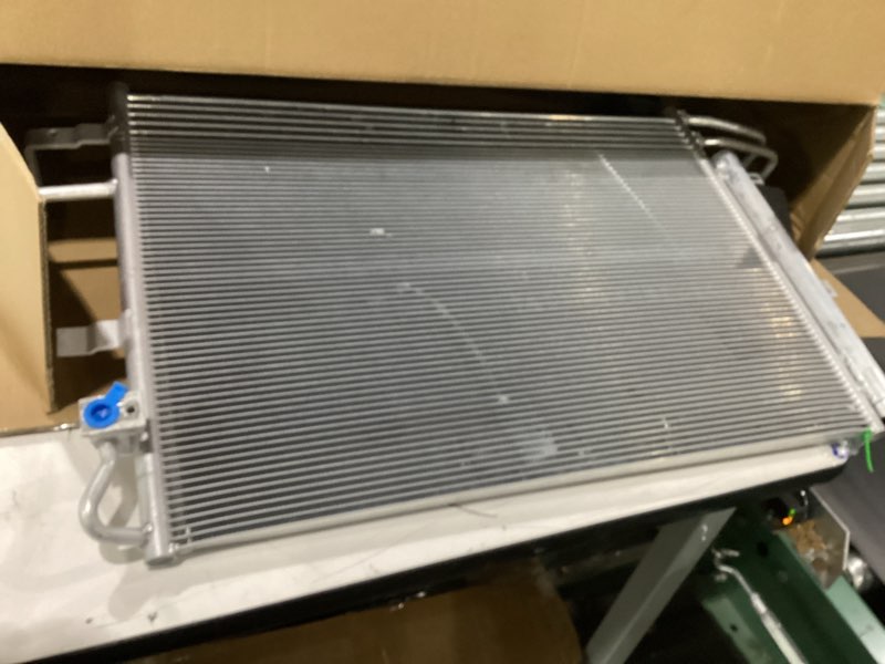 Condition photo showing As Is for Air Conditioning A/C Condenser Compatible with Ford Explorer 2011-2019 V6 3.5L Naturally Aspirated # BB5Z19712A, EB5Z19712A