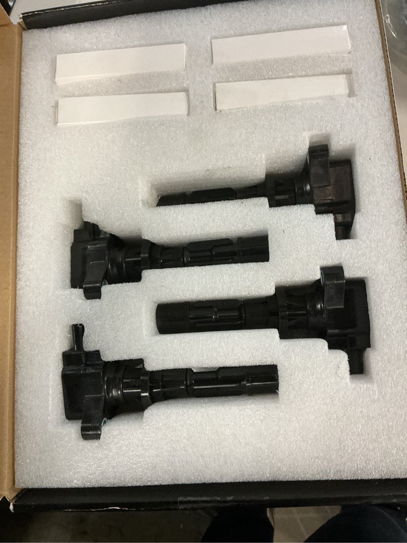 Condition photo showing Good Condition for eccpp uf540 4 ignition coils & 90083 4 iridium spark plugs 2006 2007 2008 2009 2010 2011 2012 2013 for mazda 3/3 sport/6/cx-7/mx-5/mx-5 miata l4 2.0l 2.3l 2.5l c1683 uf540 uf540 4 ignition coils for 4 iridium spark plugs