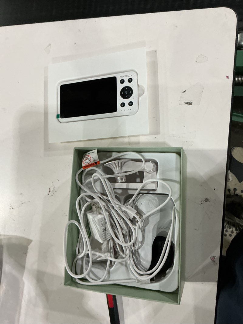 Condition photo showing As Is for Momcozy Smart WiFi Baby Monitor with Camera and Audio, 5" 1080P Screen with Wall Mount, Motion & Cry Detection, Safe Fence,Clear Night Vision, 5000mAh Battery, 2-Way Talk, Photo & Video Recording,BM04 BM04 with 1 Camera