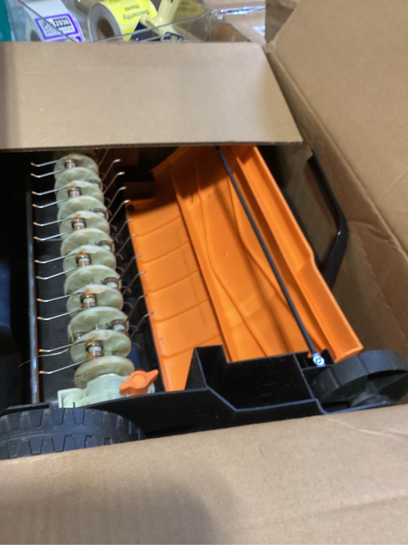 Condition photo showing Good Condition for lawnmaster gvb1316 electric 16” 13 amp dethatcher and scarifier with 12 gallon collection bag 16-inch