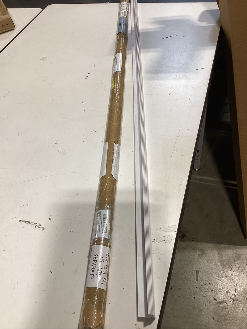 Condition photo showing Good Condition for sasylvia 5 pcs wall corner protector guards, vinyl 3/4 x 48 inches corner trim molding, avoid scratching scuffs, ease install and cleaning for door countertop furniture cabinet protection, white 3/4 x 3/4 x 48 inches white 5