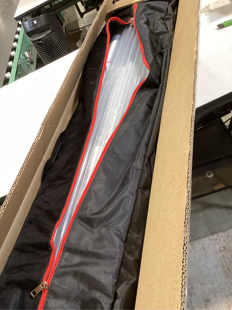 Condition photo showing Good Condition for 10x10 pipe and drape stand kit, heavy duty backdrop stand adjustable, sturdy metal back drop decoration frame with flat base for parties, flower wall, wedding, event,trade shows, photo shoot silver 10ftx10ft