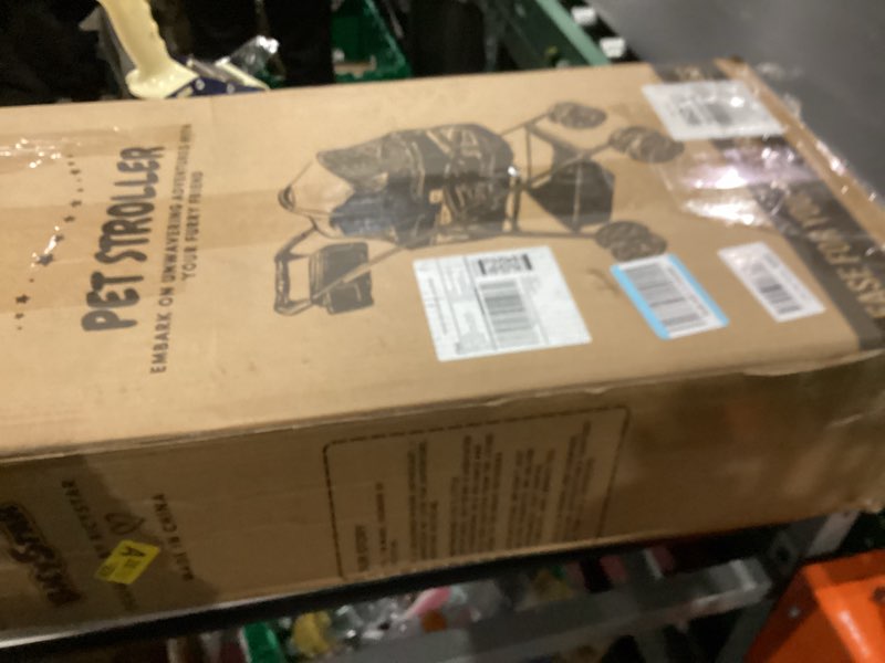 Condition photo showing As Is for Pet Stroller for Small Dogs Cats with Wheels, Detachable Carrier, Max Load 33 lbs, Easy Folding, Compact Portable, Dog Carriage Cart Car Seat 3 in 1