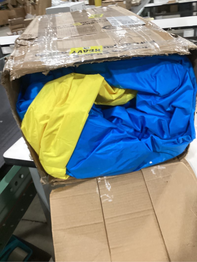 Condition photo showing Good Condition for Little Tikes Jump 'n Slide Inflatable Bouncer Includes Heavy Duty Blower With GFCI, Stakes, Repair Patches, And Storage Bag, for Kids Ages 3-8 Years Multi Regular