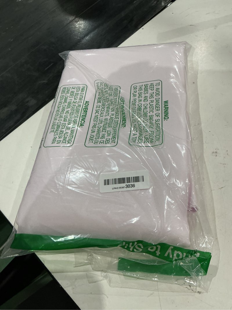 Condition photo showing Good Condition for horbaunal 4 pack light pink satin tablecloth 60 x 102 inches rectangle satin table cover bright silk table cloth smooth table decoration for wedding party banquet light pink 4