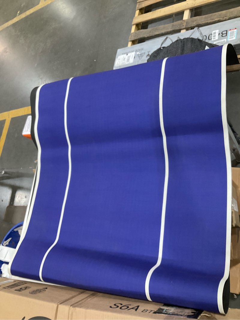 Condition photo showing As Is for yuanhe 70" x 35" portable rectangle sure stick rubber foam poker table top layout poker mat (blue)