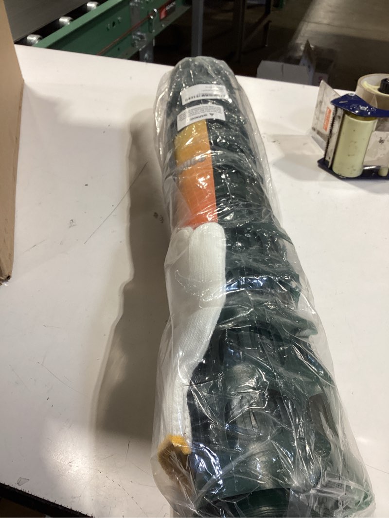 Condition photo showing Good Condition for potatolife plastic mesh fence safety fence, 2'x25' roll with 50 zip ties, resuable temporary netting for garden fencing, construction, snow fencing, animal barrier, poultry, deer, patio, green regular 2' x 25' green