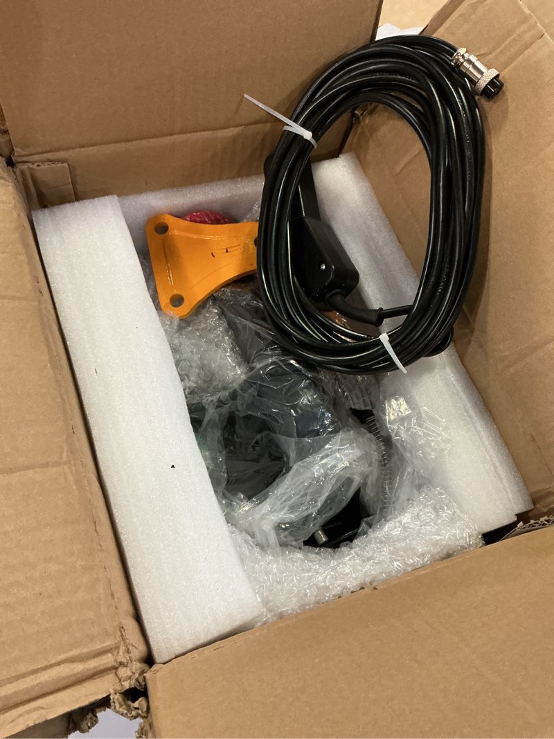 Condition photo showing Good Condition for NEWTRY 3 in 1 Electric Hoist Winch 440lb, 16ft/min Manual|Cable| Control, 62ft Portable Power Electric Lift with Sling Strap for Lifting Small Engines, Bicycles, Groceries 440lb, 110V
