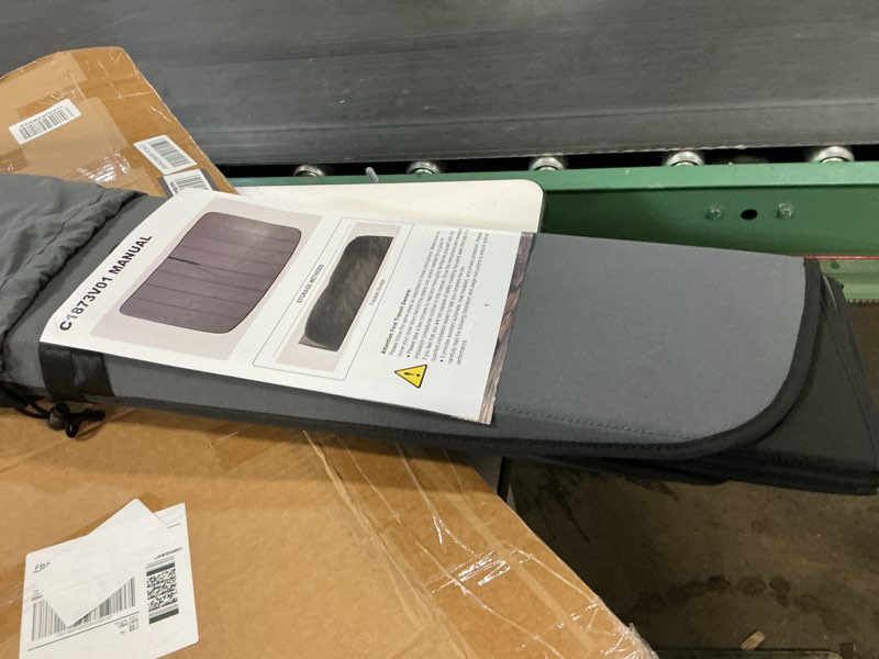 Condition photo showing New/Like New for insulated blackout window cover fit for ford transit 2015-2026, front windshield sunshade, blocks light & uv, keeps cool in summer & warm in winter, perfect for vanlife & camping