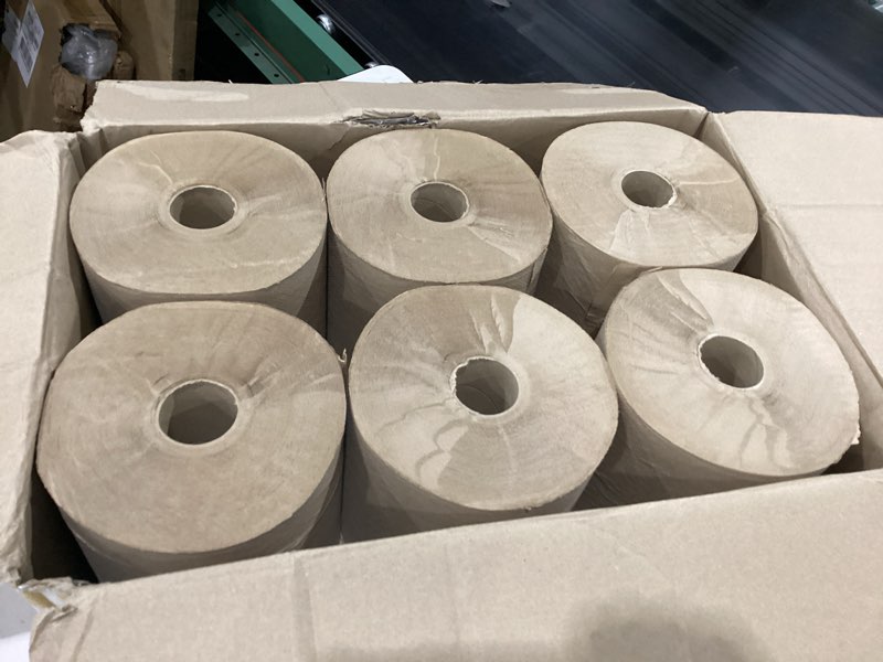 Condition photo showing New/Like New for amazoncommercial 1-ply kraft 7.9' hard roll paper towels (sofi-011) bulk for business |made from 100% recyclable material |compatible with universal dispensers|800 feet per roll (6 rolls)