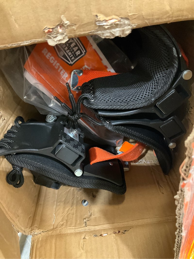 Condition photo showing Good Condition for surpro double-sided drywall stilts, aluminum base, 21” - 31” height, quadlock contractor-grade stilts with patented flexion foot system (s2x-a-2131) for drywallers, painters, stilts drywall 21" to 31" flexion double-sided aluminum