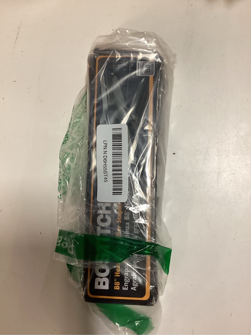 Condition photo showing New/Like New for bostitch office b8 heavy duty all metal 45 sheet plier stapler, 210 stapler capacity, full-strip, black 1 single