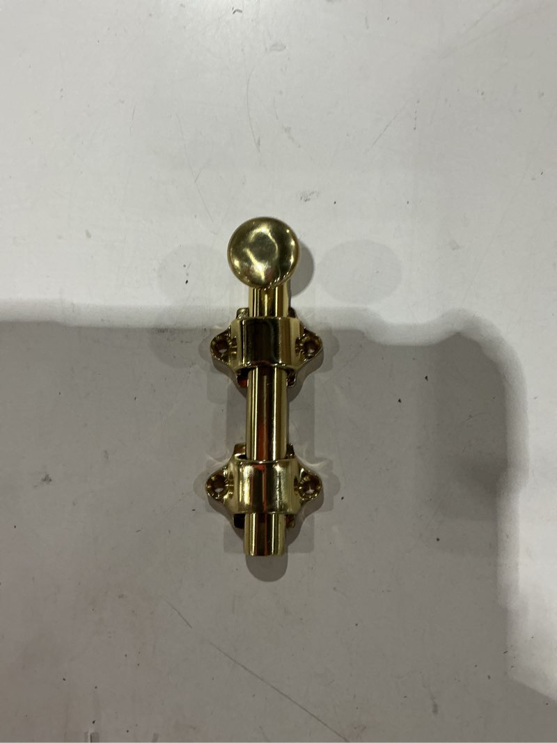 qcaa solid brass dutch door bolt, 12", matte black, made in taiwan, 1 pack 1 pack - matte black (12")