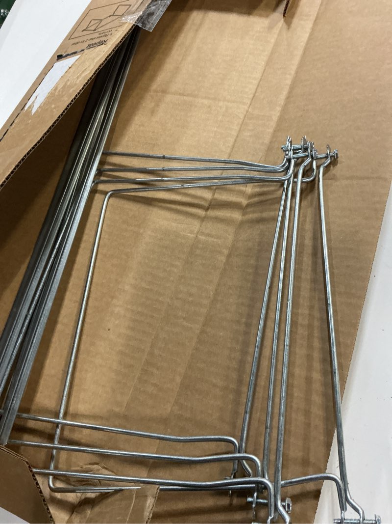 Condition photo showing Good Condition for smead frames, hanging file, heavy duty steel letter size, adjustable 23"-27" rails, 2-pack gray, converts drawers to hanging folder storage, for office home classroom organization
